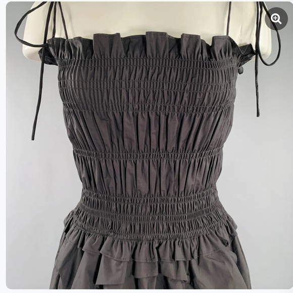 Allina Liu Elegant Black Off-Shoulder Dress NWT size S - Picture 10 of 13